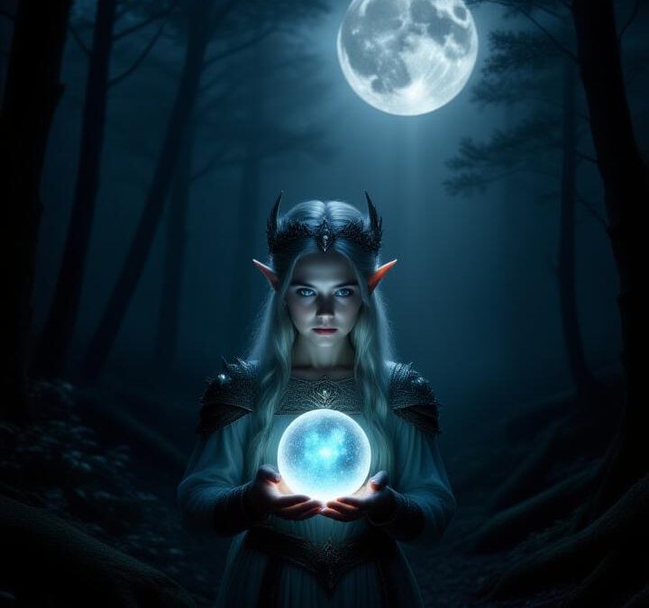 Mondlicht des verlorenen Hains